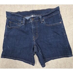 Levi's Denim Shorts Womens Dark Wash Size 28‎ Inseam 6.5"